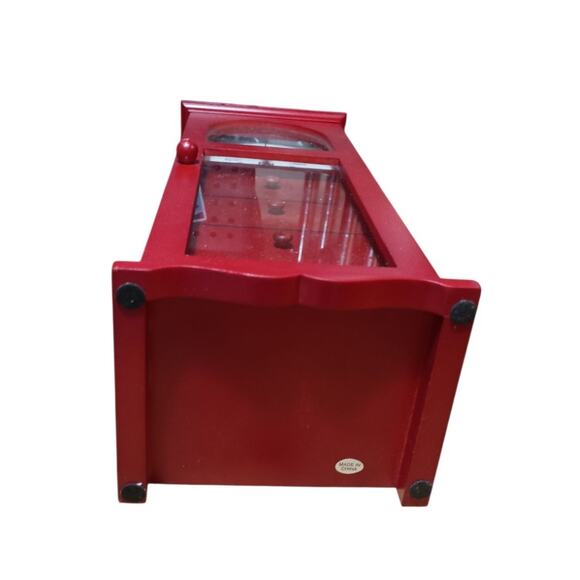 Vintage 13" Classic Table Clock Hinged Door Jewelry Drawers Tower (PARTS ONLY) - Picture 7 of 9